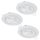 EGLO, 901756, FAVAZZINA, recessed lamp, 2700 K, GU10, 3X4W, IP20