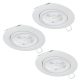 EGLO, 901756, FAVAZZINA, recessed lamp, 2700 K, GU10, 3X4W, IP20