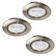 EGLO, 901757, FAVAZZINA, recessed lamp, 2700 K, GU10, 3X4W, IP20