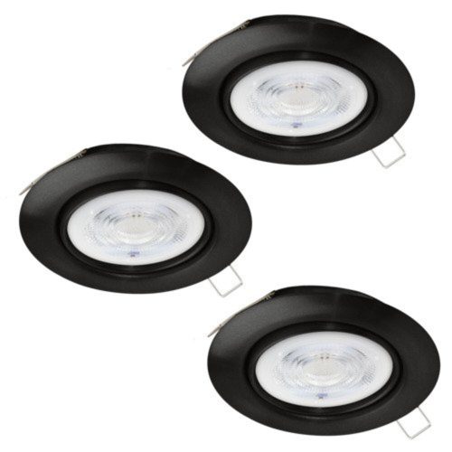 EGLO, 901758, FAVAZZINA, recessed lamp, 2700 K, GU10, 3X4W, IP20, IP44, transparent