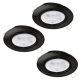 EGLO, 901758, FAVAZZINA, recessed lamp, 2700 K, GU10, 3X4W, IP20, IP44, transparent