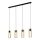 EGLO, 44053, LITTLETON, pendant, E27, 4X40W, IP20, brown