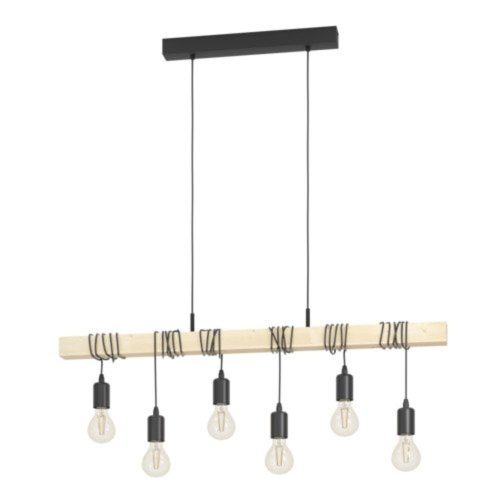 EGLO, 43513, TOWNSHEND, pendant, E27, 6X60W, IP20