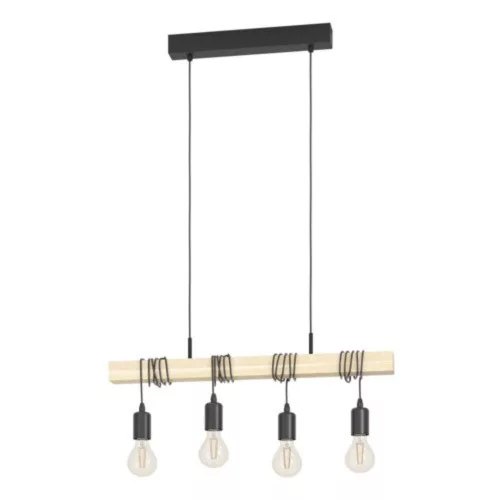 EGLO, 43512, TOWNSHEND, pendant, E27, 4X60W, IP20