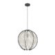 EGLO, 44006, WAVERTON, pendant, E27, 1X40W, IP20, white, black