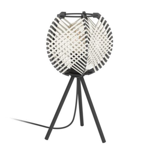 EGLO, 44008, WAVERTON, table lamp, E27, 1X40W, IP20, white, black