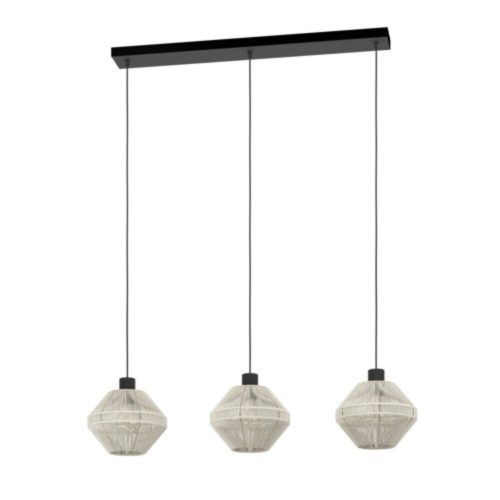 EGLO, 44001, MIDSUMER, pendant, E27, 3X40W, IP20, cream color