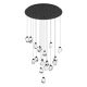 EGLO, 390413, SINDICAT, pendant, 3000 K, LED, 17X3W, Dimmable, IP20, transparent