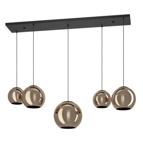 EGLO, 390388, CORDOBA, pendant, E27, 5X40W, IP20, red copper color