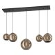 EGLO, 390388, CORDOBA, pendant, E27, 5X40W, IP20, red copper color