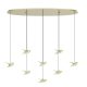 EGLO, 390397, PARATEBUENO 2, pendant, 3000 K, LED, 8X4.2W, Dimmable, IP20