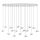 EGLO, 390403, PARATEBUENO 1, pendant, 3000 K, LED, 17X3W, Dimmable, IP20