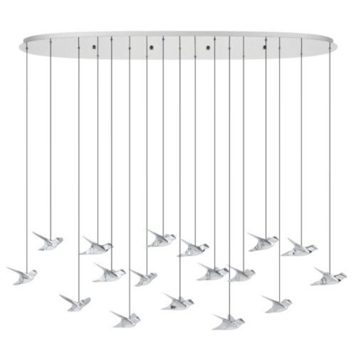 EGLO, 390403, PARATEBUENO 1, pendant, 3000 K, LED, 17X3W, Dimmable, IP20