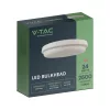 VT-80024 24W Led Bulkhead 240Mm 4000K Ip54