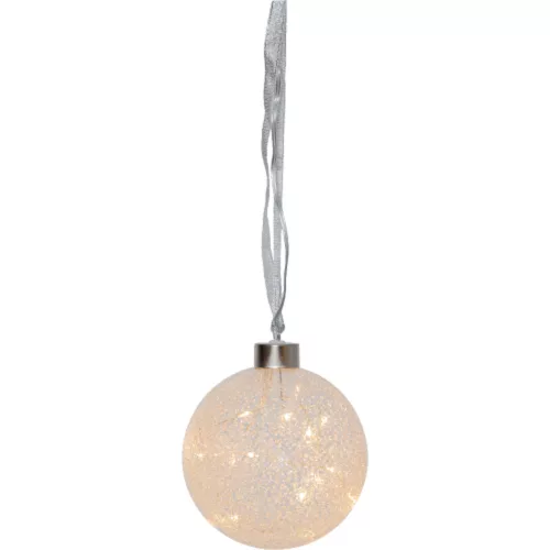 Fényfüzéres üv.gömb jeges220VØ15 30LED