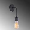 Modern Black Wall Lamp, Iron Body, E27 Socket, 27 cm
