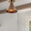 Modern Copper Chandelier, 20 cm, E27 Socket, IP20