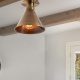 Modern Copper Chandelier, 20 cm, E27 Socket, IP20