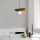 Modern Black & Gold Chandelier, 106 cm | Metal Body, E27