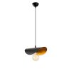 Modern Black & Gold Chandelier, 106 cm | Metal Body, E27