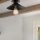 Opviq, 525NOR1301, Modern Black Chandelier, 24 cm, Metal Body, E27 Socket