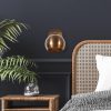 Vintage Copper Wall Lamp, 15x28 cm, Industrial Design