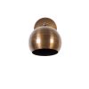 Vintage Copper Wall Lamp, 15x28 cm, Industrial Design