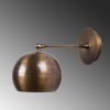 Vintage Copper Wall Lamp, 15x28 cm, Industrial Design