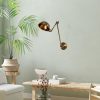 Vintage Industrial Wall Lamp, Metal Body, 15 x 30 x 50 cm | E27 Socket, Max 40W | Copper Finish, Perfect for Modern & Scandinavian Decor