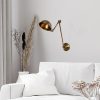 Vintage Industrial Wall Lamp, Metal Body, 15 x 30 x 50 cm | E27 Socket, Max 40W | Copper Finish, Perfect for Modern & Scandinavian Decor