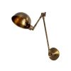 Vintage Industrial Wall Lamp, Metal Body, 15 x 30 x 50 cm | E27 Socket, Max 40W | Copper Finish, Perfect for Modern & Scandinavian Decor
