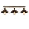 Vintage Industrial Chandelier, Metal Body, 80x24cm