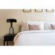 Modern Black & Gold Table Lamp, Iron Body, 57 cm Height
