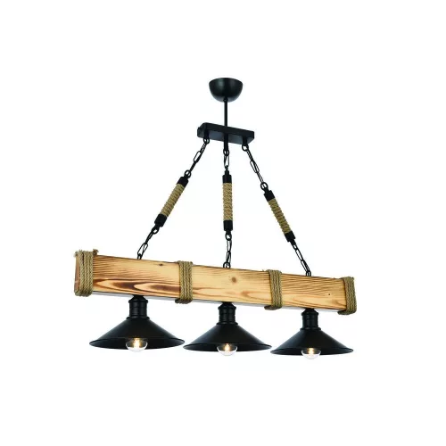 Opviq , 890BCN1120 , Battery , Walnut Black Color , Chandelier , With E27 Socket
