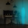 Modern Blue Floor Lamp, Aluminium Body, 120cm Height