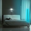 Modern Blue Floor Lamp, Aluminium Body, 120cm Height