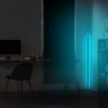 Modern Blue Floor Lamp, Aluminium Body, 120cm Height