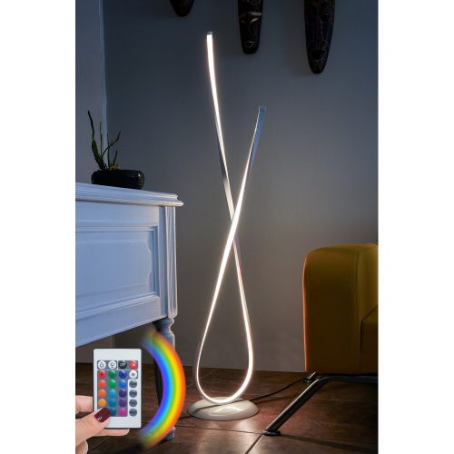 Modern Floor Lamp with Remote, 16 Colors, 120 cm