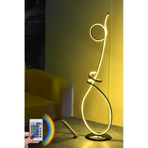 Modern Floor Lamp with Remote, 16 Colors, 120 cm