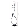 Modern Floor Lamp with Remote, 16 Colors, 120 cm