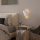 Chrome Wall Lamp, Metal Body, LED 1W, 17x12x13 cm