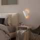 Chrome Wall Lamp, Metal Body, LED 1W, 17x12x13 cm