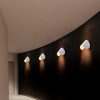 Chrome Wall Lamp, Metal Body, LED 1W, 17x12x13 cm