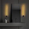 Stylish Black Wall Lamp, Metal Body, 62 cm | LED 8W 3000K
