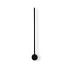 Stylish Black Wall Lamp, Metal Body, 62 cm | LED 8W 3000K