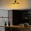 Elegant Black Chandelier, Metal Body, 41cm Width | SMD LED, IP20, Modern Design