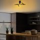 Elegant Black Chandelier, Metal Body, 41cm Width | SMD LED, IP20, Modern Design