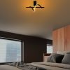 Elegant Black Chandelier, Metal Body, 41cm Width | SMD LED, IP20, Modern Design