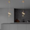 Elegant Gold Chandelier, Metal Body, 50-100 cm Height