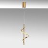 Elegant Gold Chandelier, Metal Body, 50-100 cm Height